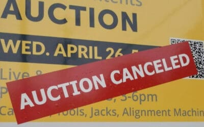 CANCELED – Garage Equipment and Mechanic Tools Auction