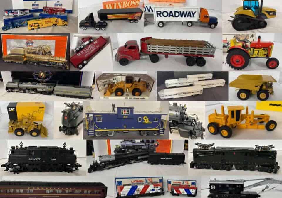 Lionel Trains, Construction Equipment Scale Models, Winross and More in Strasburg, PA Auction