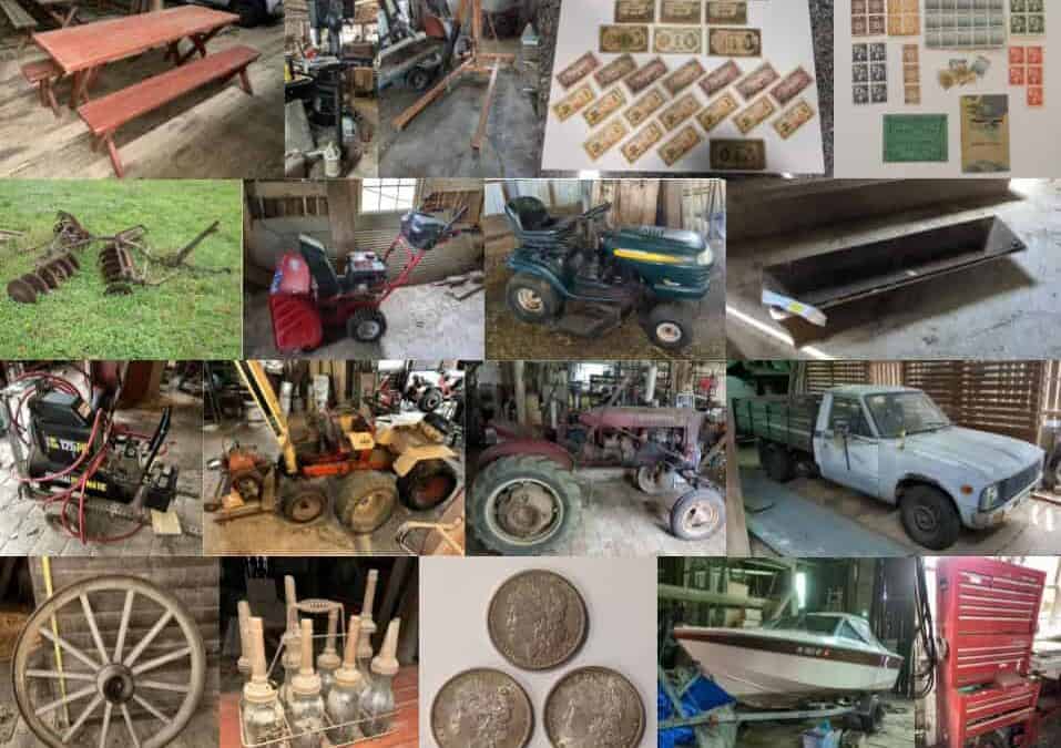 Coins, Farm Equipment, Tools and Antiques in Strasburg, Lancaster County PA